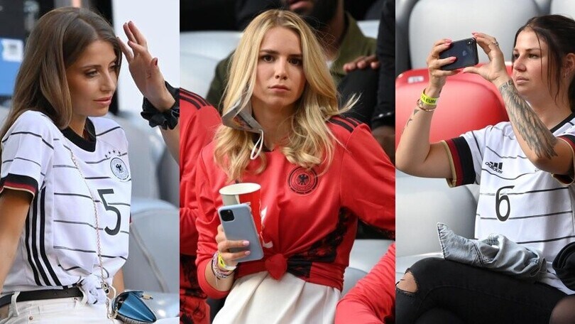 Euro2020, le splendide Wags tedesche all'Allianz Arena