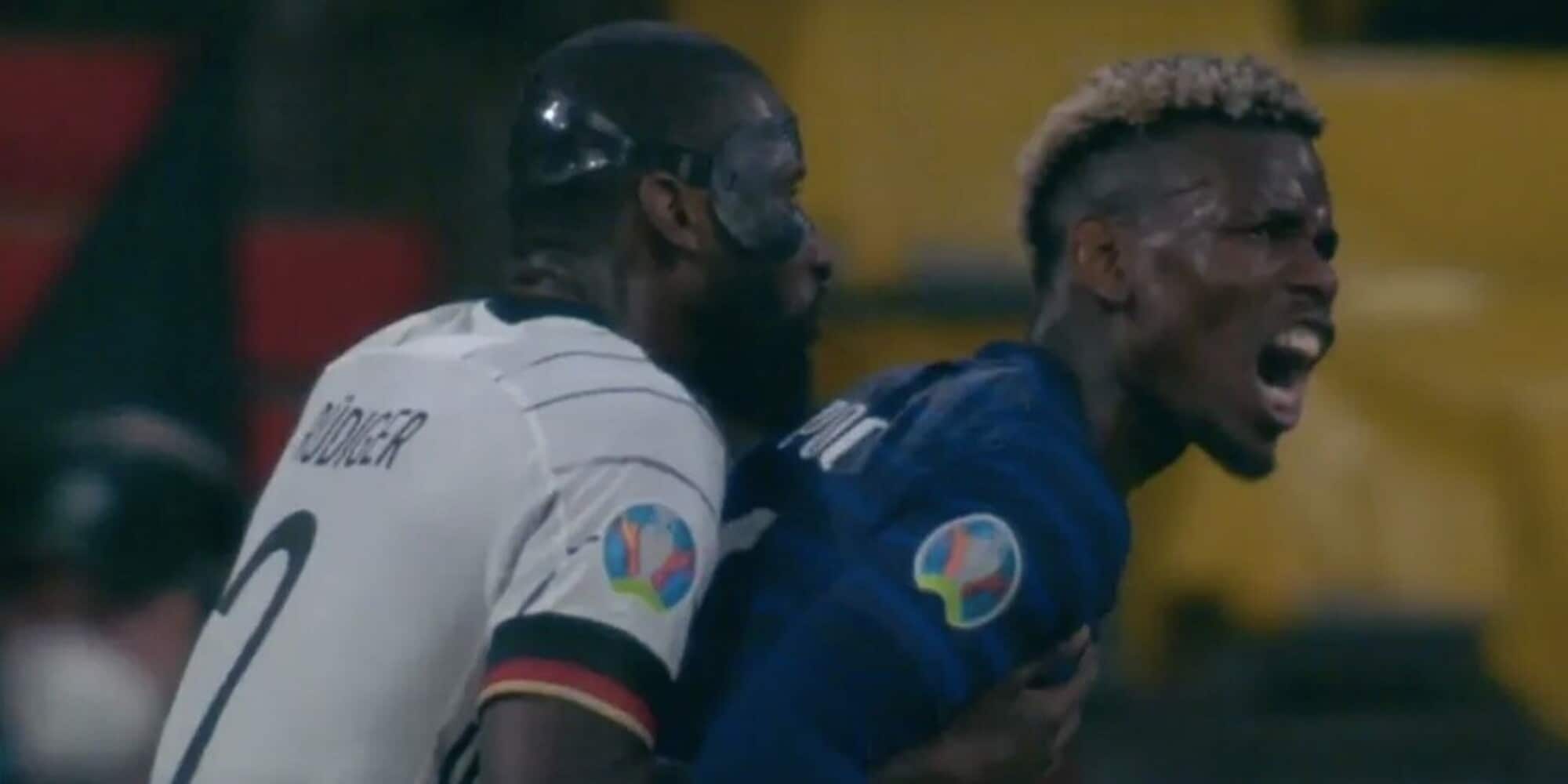 Euro 2020, Rudiger si discolpa: “Non ho morso Pogba”