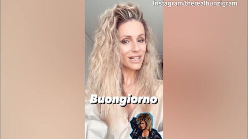 Michelle Hunziker contenta: "Grande Italia"