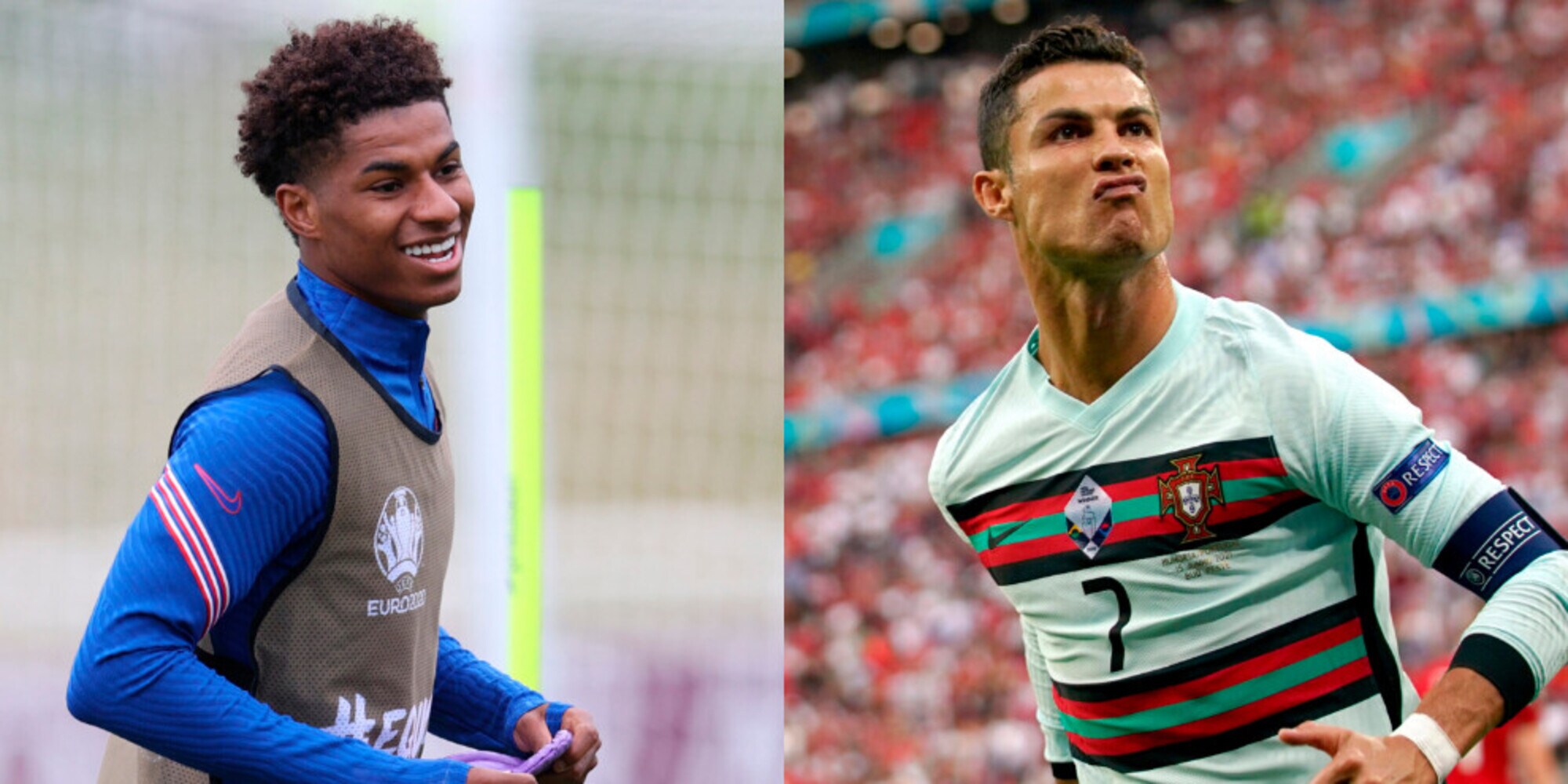 Inghilterra, Rashford: "Cristiano Ronaldo è un animale da gol"