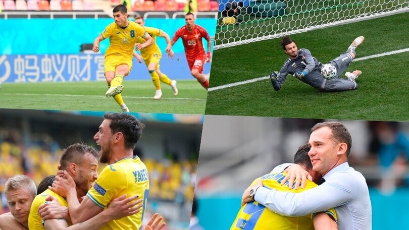 Malinovskyi sbaglia il rigore, ma l'Ucraina batte la Macedonia