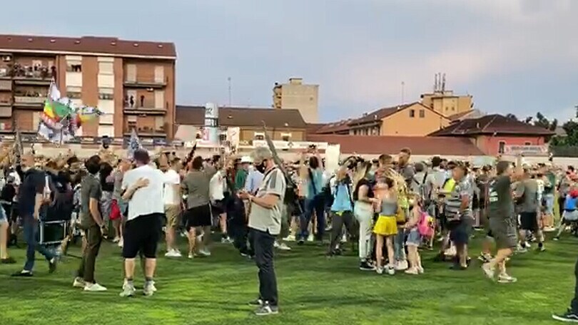 La festa dell'Alessandria: in serie B dopo 46 anni