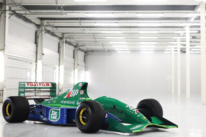 Michael Schumacher, all'asta la Jordan del debutto in F1