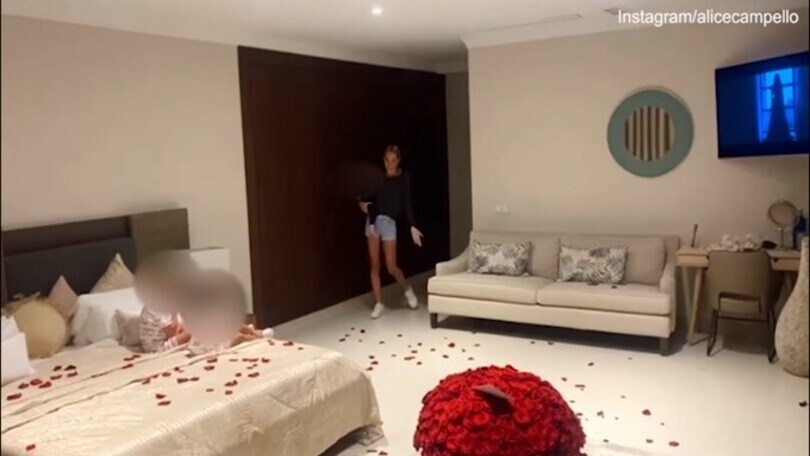 Alice Campello, la sorpresa di Morata è romantica