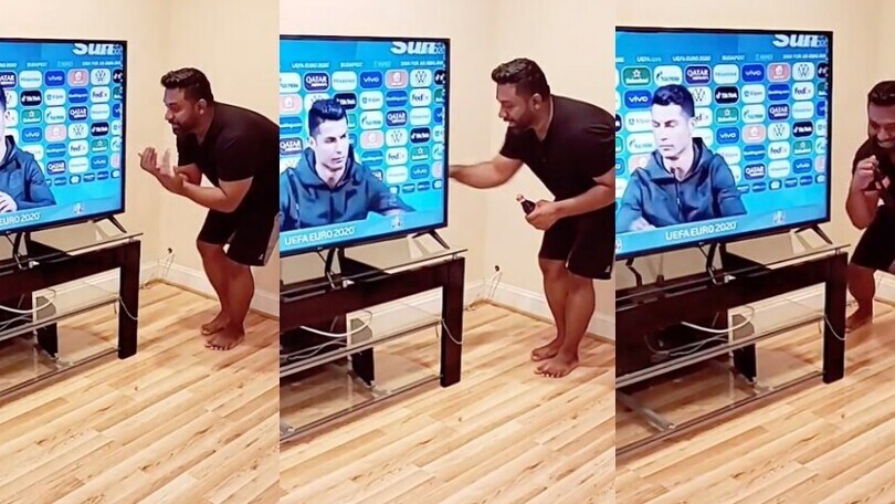 Ronaldo e la Coca Cola...la versione inedita