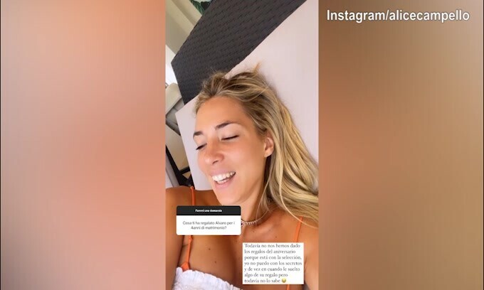 Alice Campello si confida con i fan