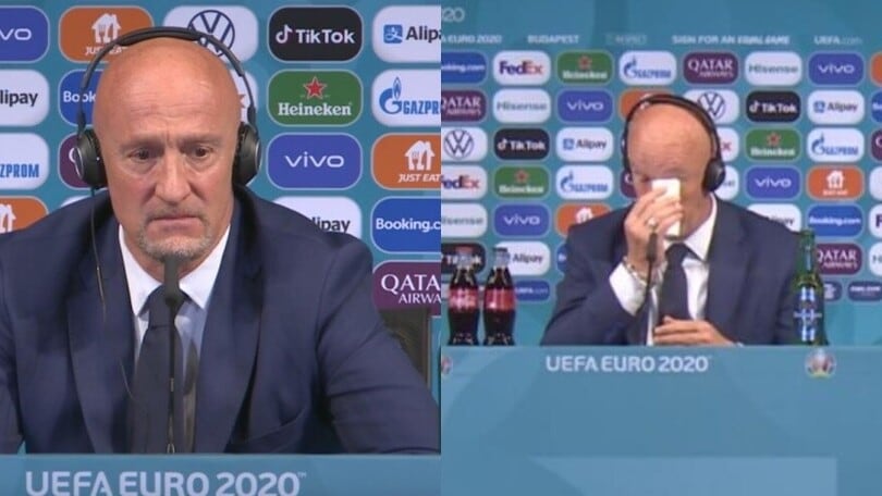 Ungheria, il ct Marco Rossi in lacrime dopo l'1-1 con la Francia