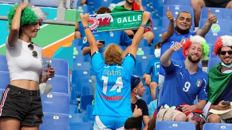 Italia-Galles si gioca anche sugli spalti: l'entusiasmo dei tifosi