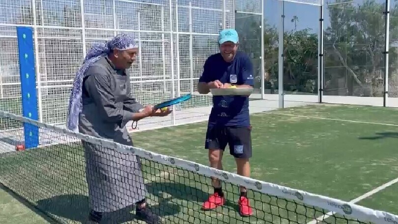 Lo chef insegna al campione a "spadellare"