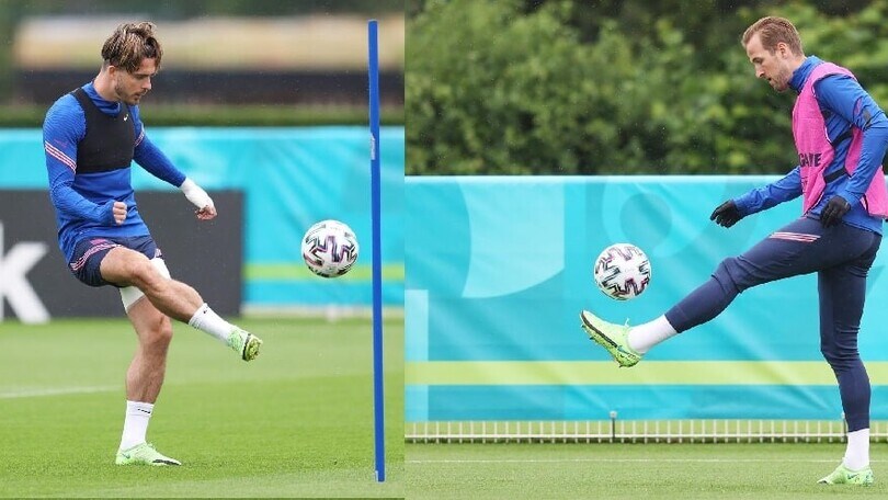 Kane-Grealish, palleggi show in allenamento