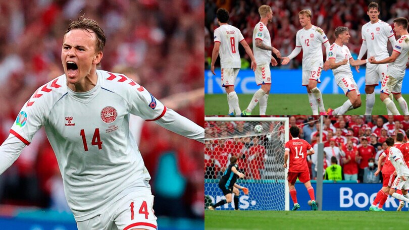 Damsgaard, che perla! La Danimarca vola agli ottavi. Russia ko
