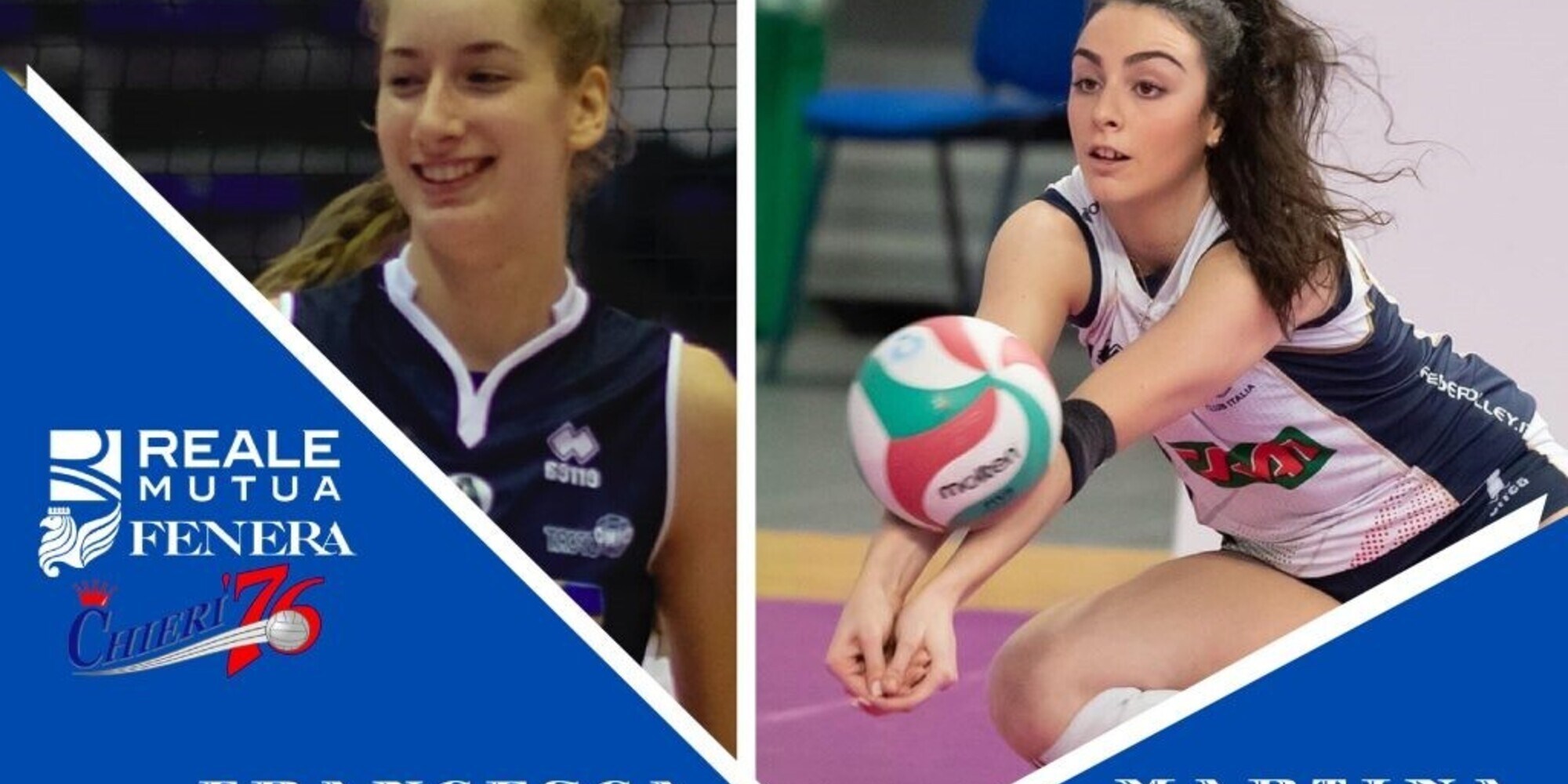 Chieri punta sui talenti Armini e Guarena