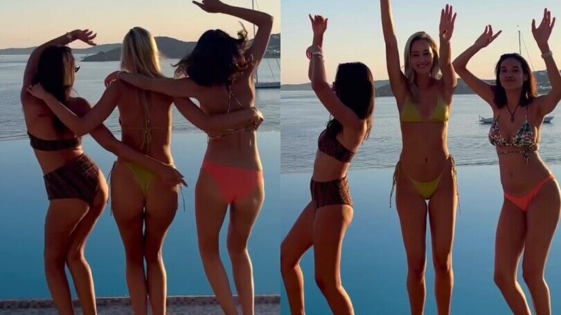 Viky Varga, il balletto provocante per dare il buongiorno ai fan