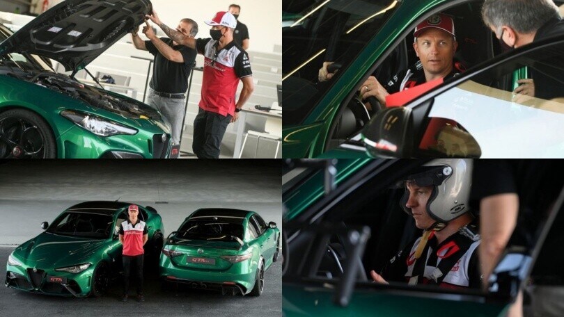 Raikkonen torna a Balocco per l'ultimo test su Giulia GTA e GTAm