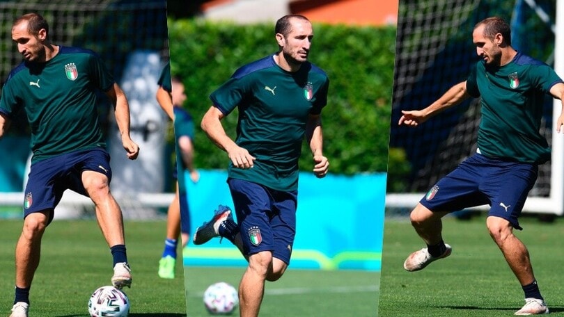 Chiellini c'è: Mancini lo recupera per Italia-Austria