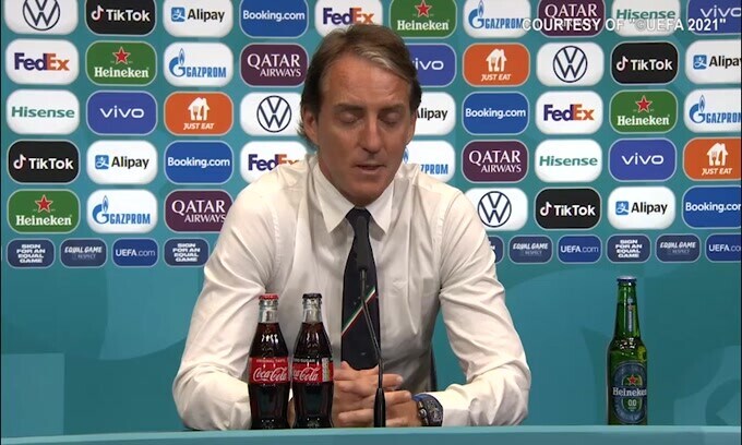 Mancini: "CR7 o Lukaku? Meglio evitarli, ma purtroppo.."