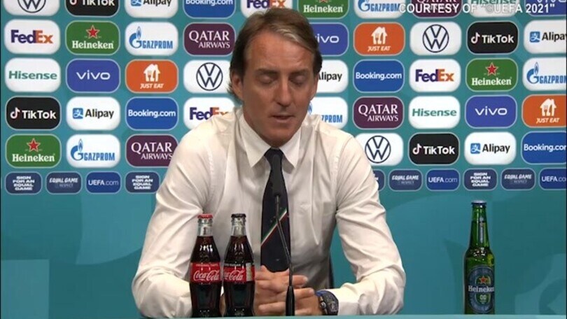 Mancini: "CR7 o Lukaku? Meglio evitarli, ma purtroppo.."