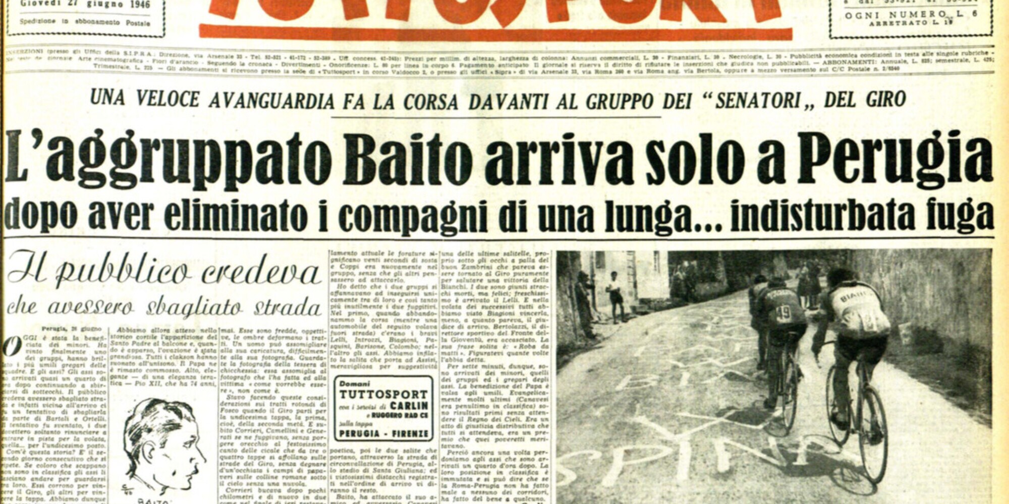 Giro d'Italia, è il festival dei gregari: gli assi stanno a guardare