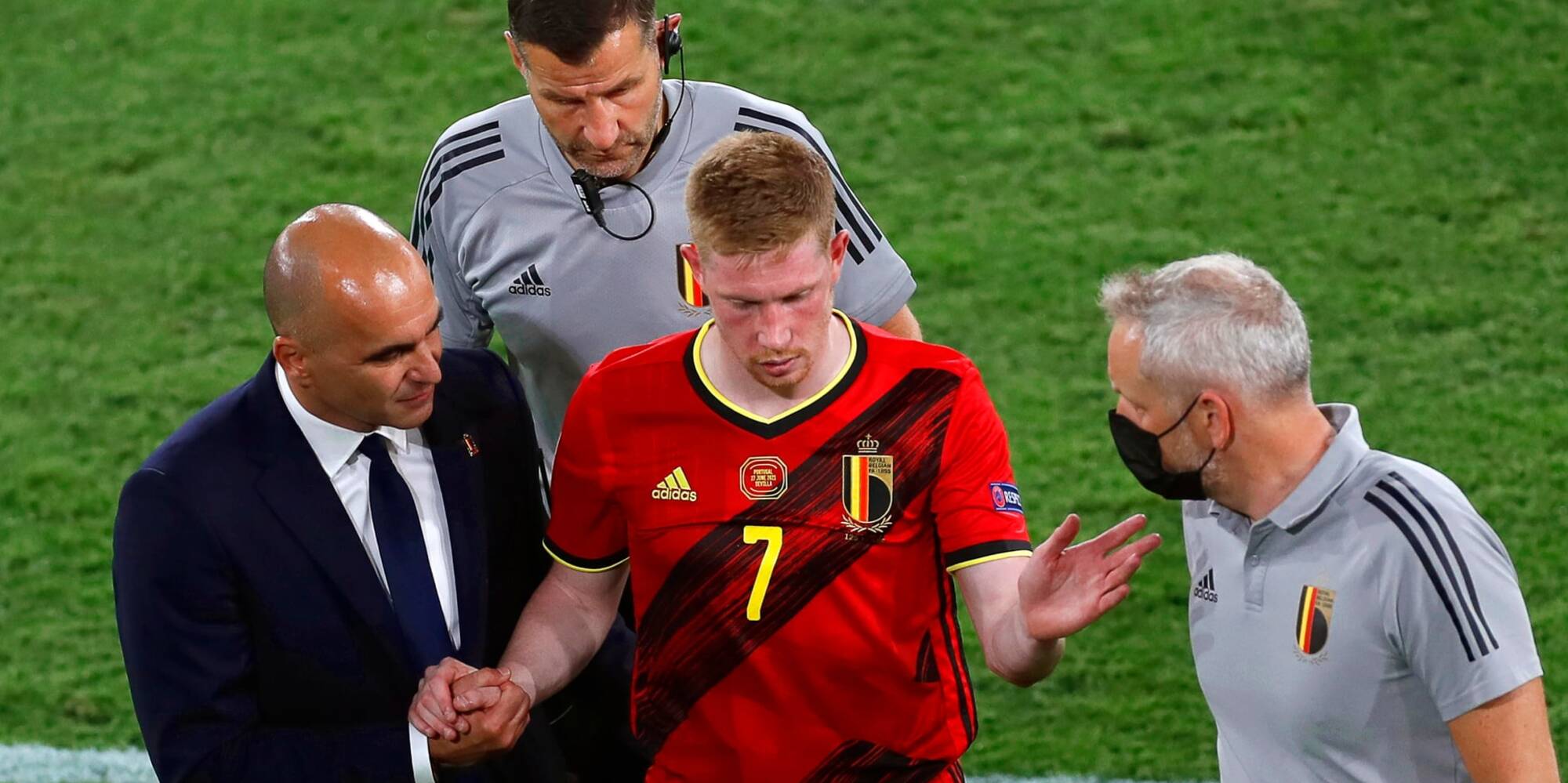 De Bruyne e Hazard in dubbio per l'Italia: ko contro il Portogallo