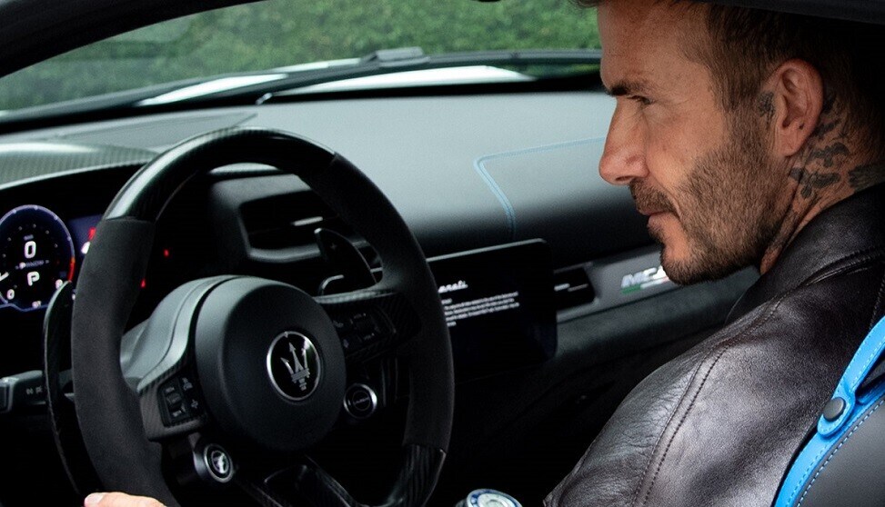 David Beckham, che passione per la Maserati MC20