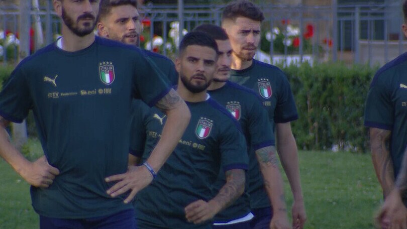 La ripresa degli Azzurri in vista dei quarti di Finale