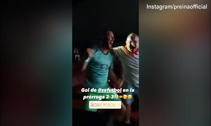 Reina, grande festa per i gol della Spagna