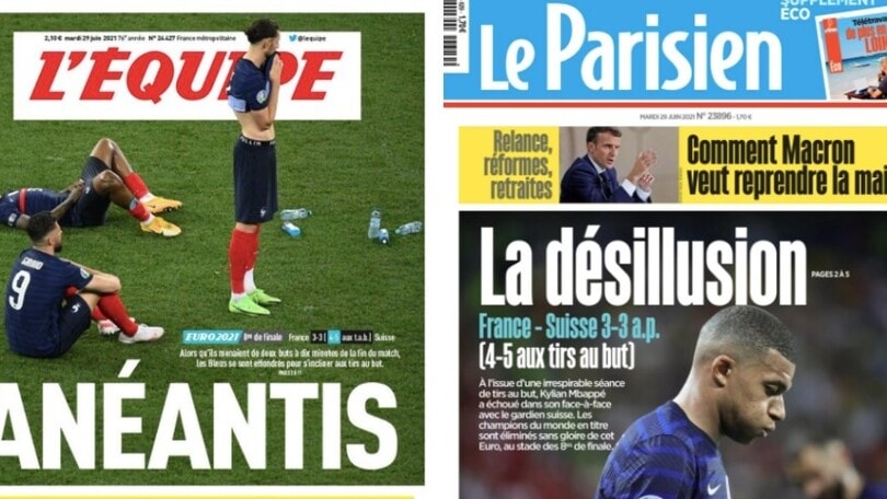 Il flop della Francia a Euro 2020 visto dalla stampa estera