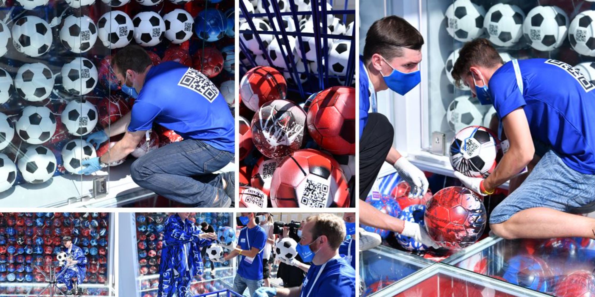 Trofeo NFT Euro2020: installazione smontata, adesso la la scansione in 3D