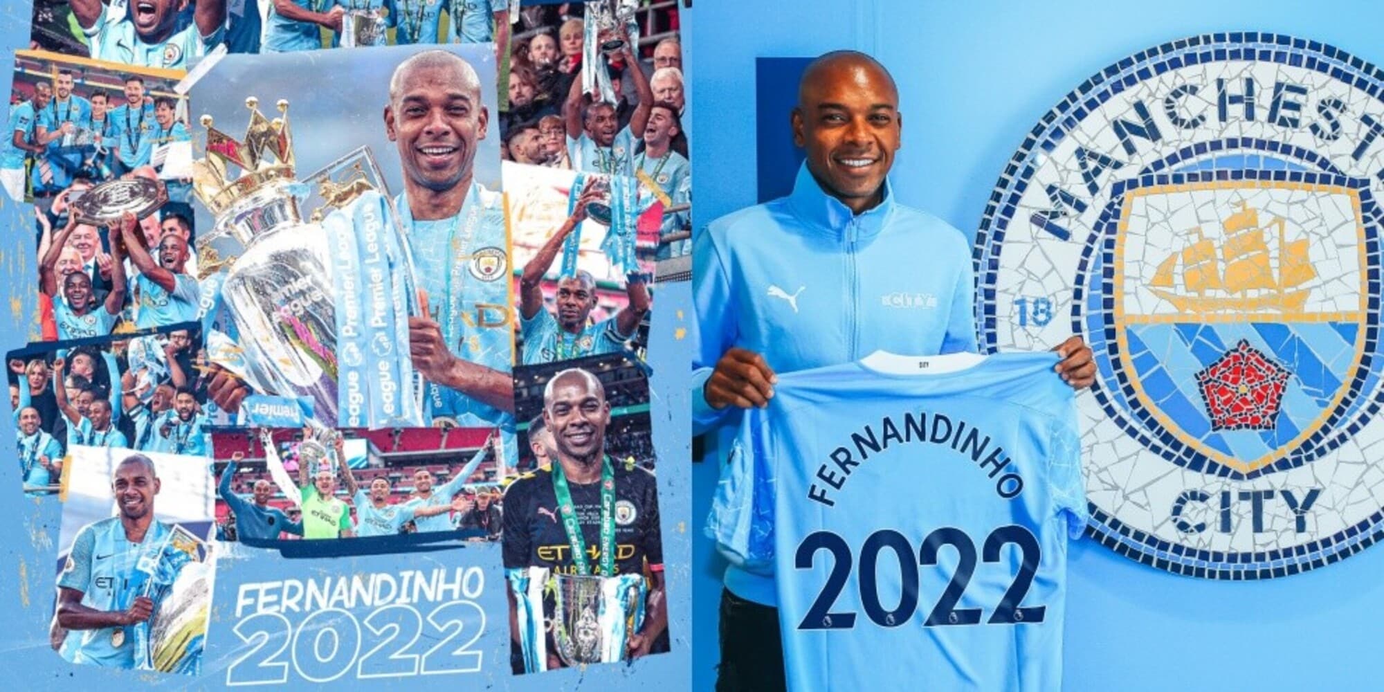 Fernandinho-City, avanti insieme: ufficiale il rinnovo fino al 2022