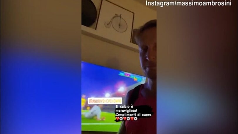 Sheva ai quarti, le congratulazioni di Ambrosini