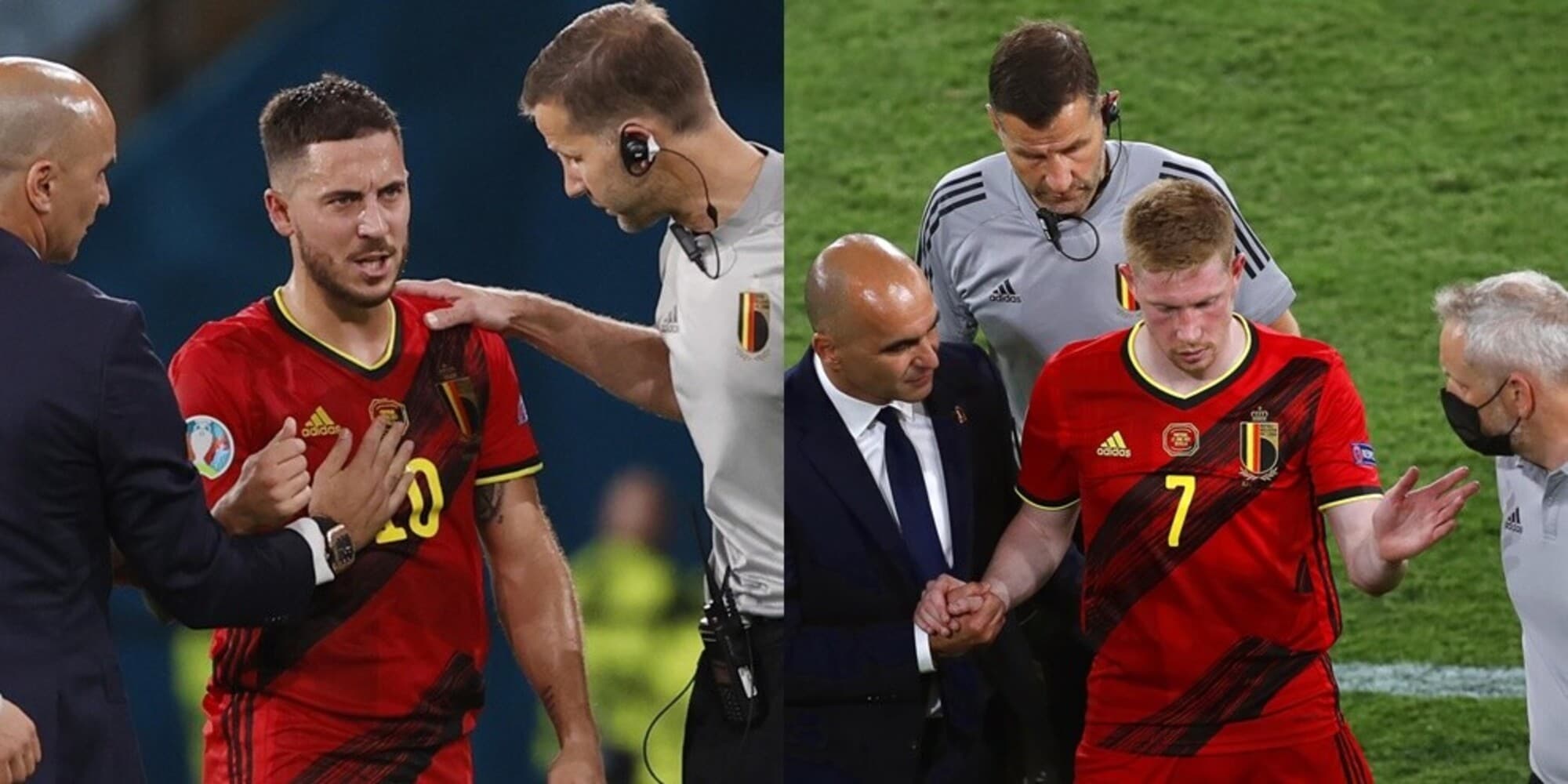 Belgio, Hazard e De Bruyne non si allenano: out per l'Italia?