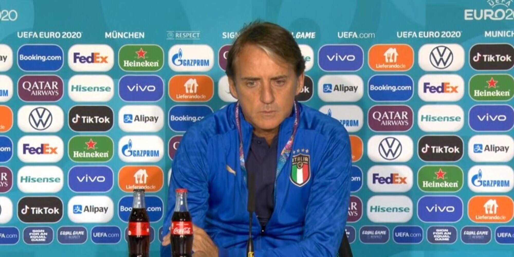 Mancini senza paura: "Spero nel Belgio con De Bruyne e Hazard"