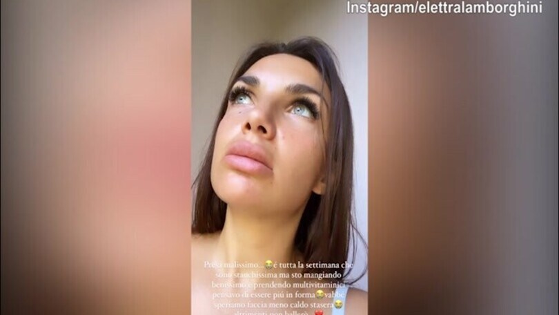 Elettra Lamborghini rivela: "Ho avuto un mancamento"