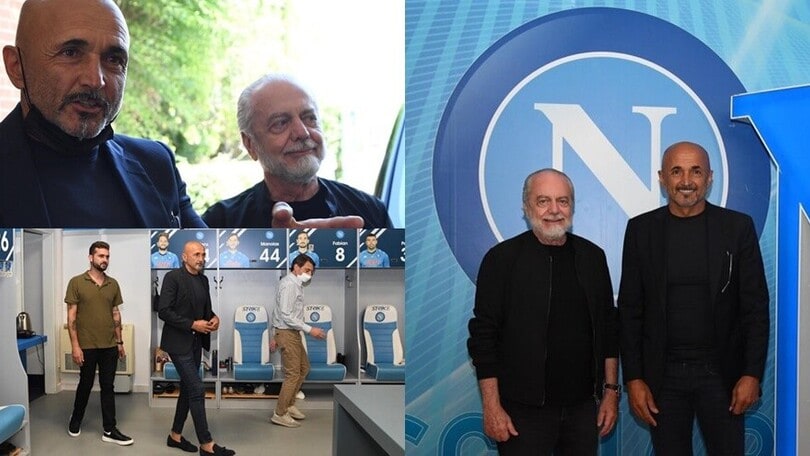 De Laurentiis accoglie Spalletti: inizia l'avventura a Napoli