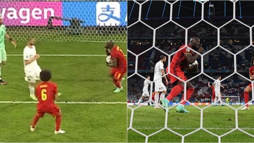 Italia-Belgio, Lukaku batte Donnarumma su rigore e lo zittisce