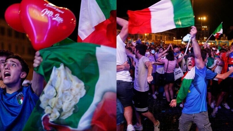 Italia super: Piazza del Popolo in delirio per gli azzurri