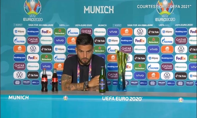 Insigne: "Dobbiamo continuare così. Il merito è di Mancini"