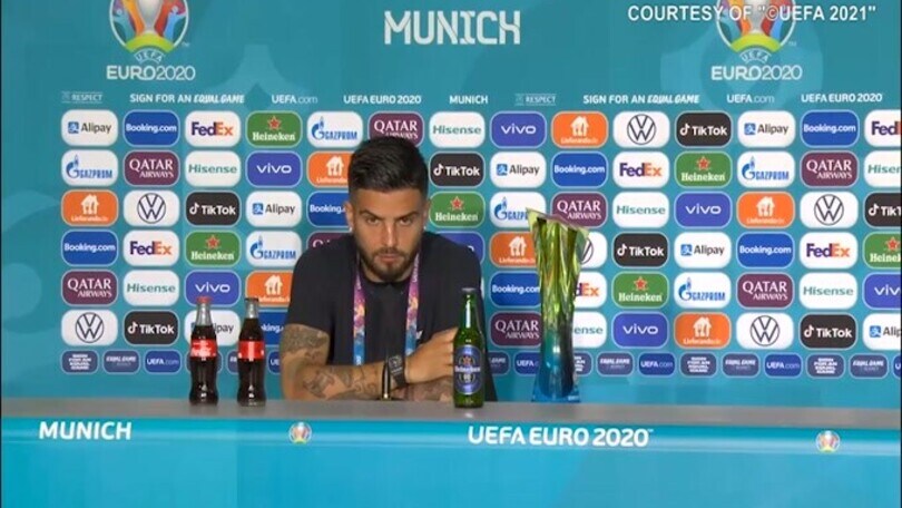 Insigne: "Dobbiamo continuare così. Il merito è di Mancini"