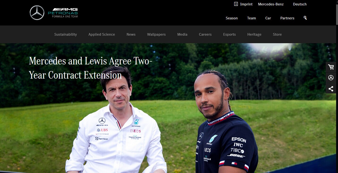 Mercedes, rinnovo fino al 2023 per Hamilton