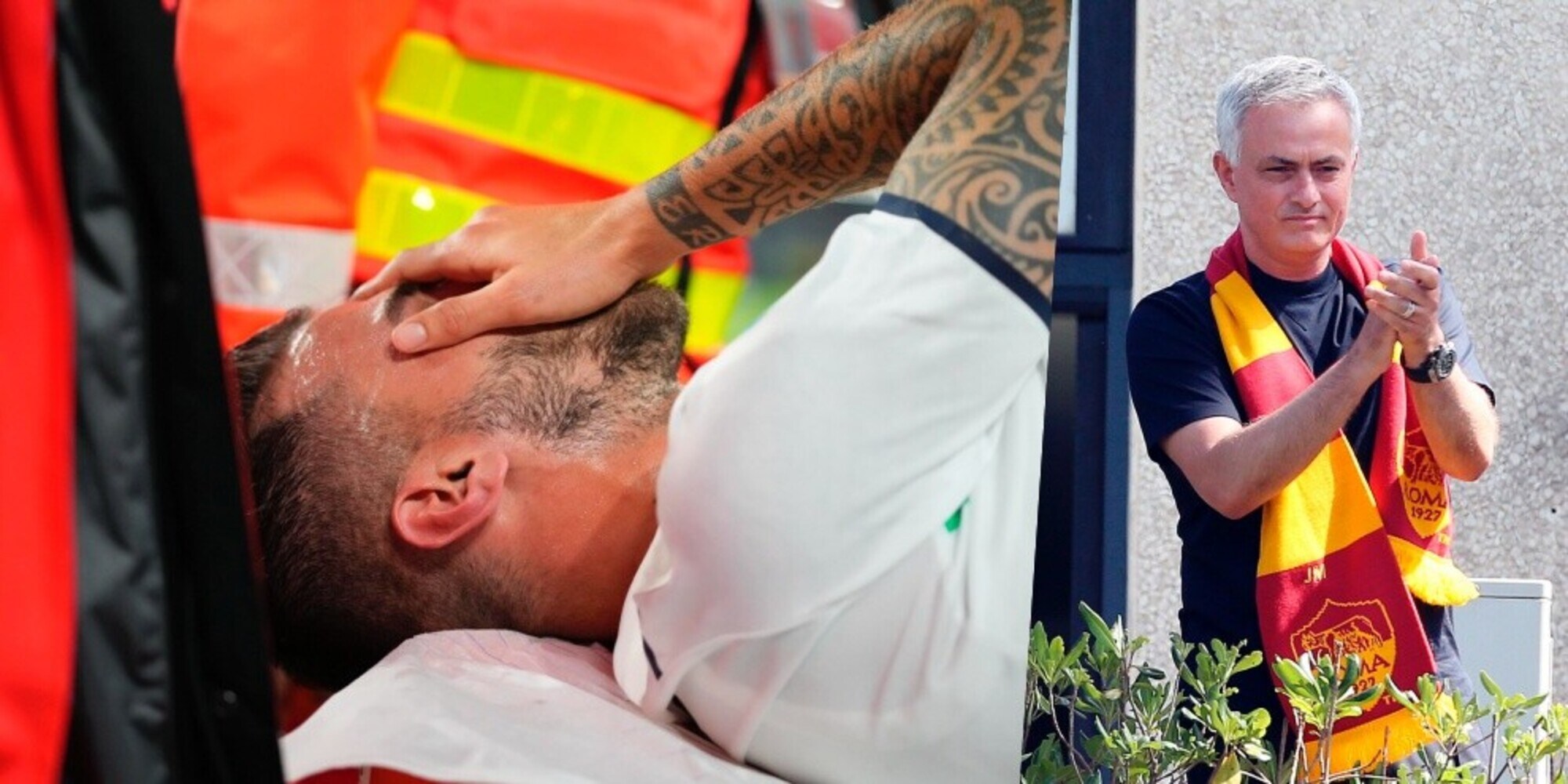 Mourinho: "Spinazzola perdita terribile per l'Italia e la mia Roma"