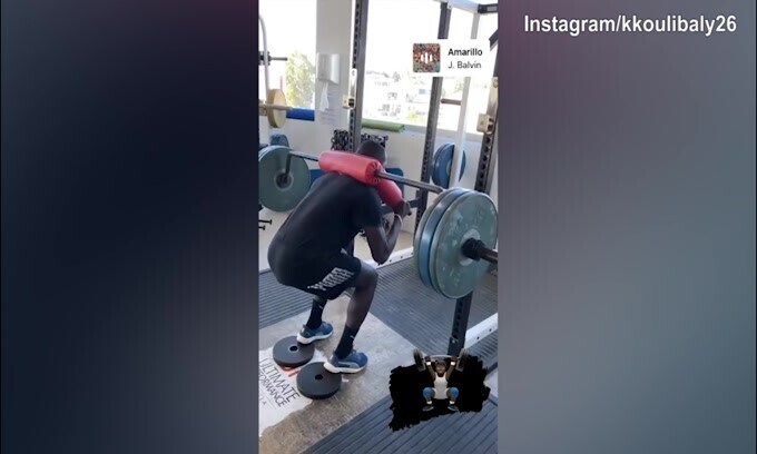 Napoli, l'allenamento di Koulibaly