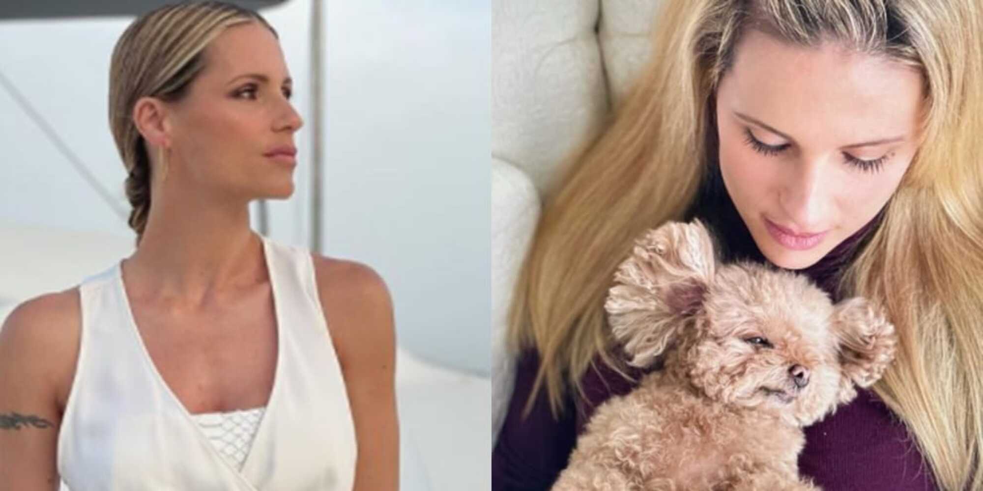Michelle Hunziker, il saluto al suo cane commuove il web