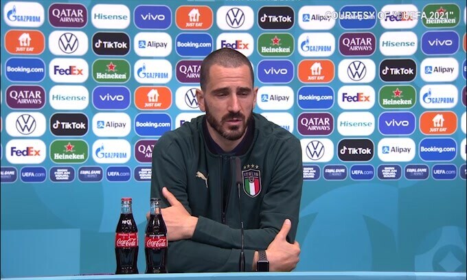 Bonucci: "Eventuale passaggio in finale da dedicare a Spinazzola"