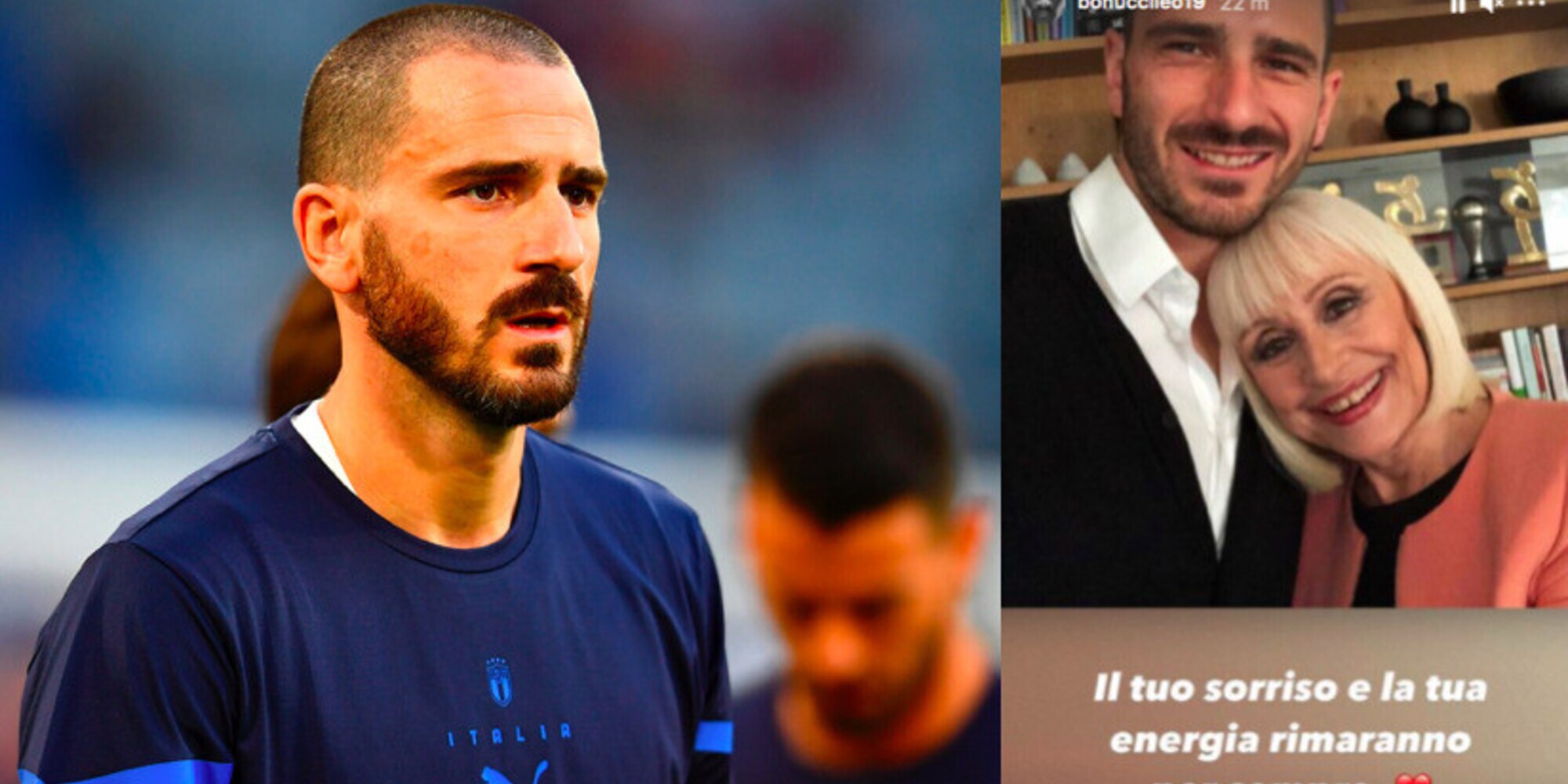 Bonucci e il commovente messaggio per Raffaella Carrà