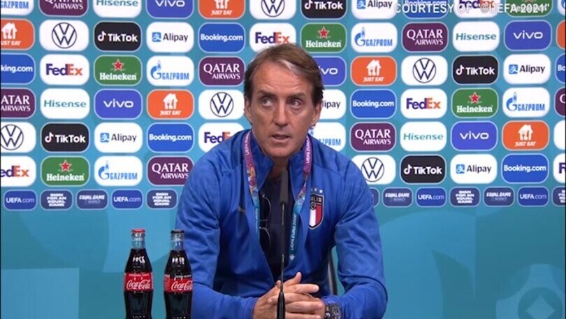 Mancini: "Tiki Taka Spagna? Il nostro sarà leggermente differente"