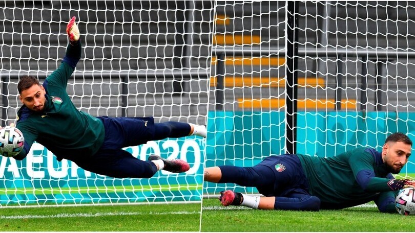 L'Italia al lavoro per la Spagna: Donnarumma vola tra i pali