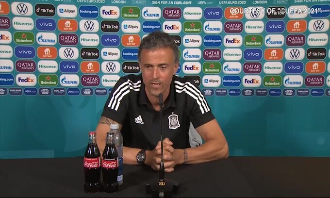 Luis Enrique: "In caso di sconfitta tiferò Italia"