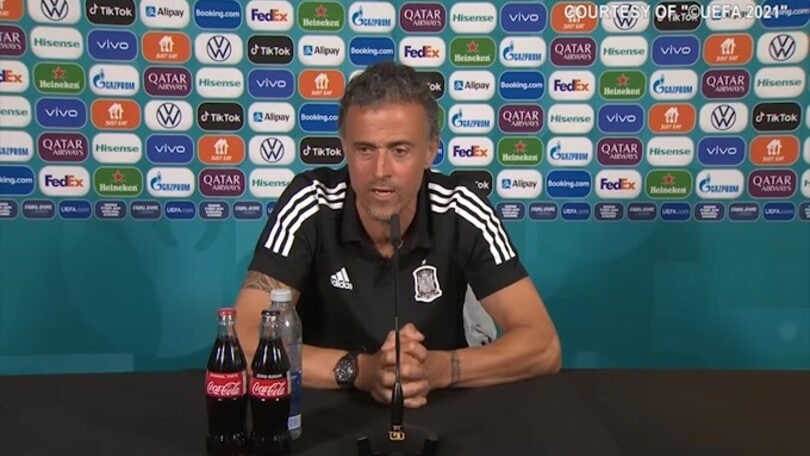 Luis Enrique: "In caso di sconfitta tiferò Italia"