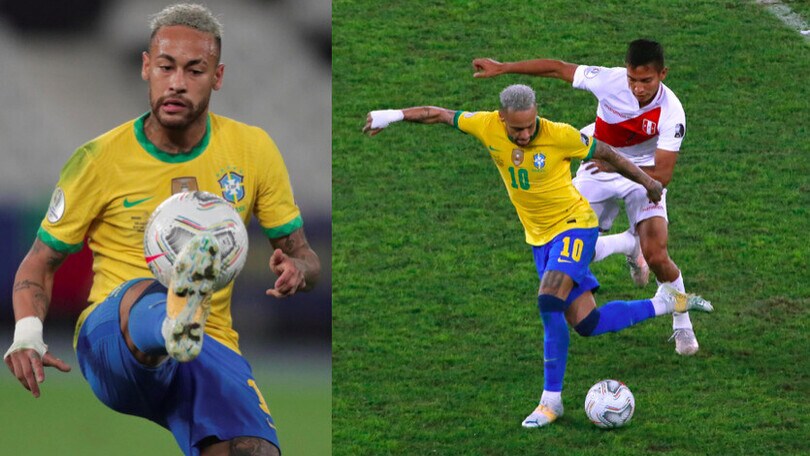 Coppa America, show di Neymar in Brasile-Perù