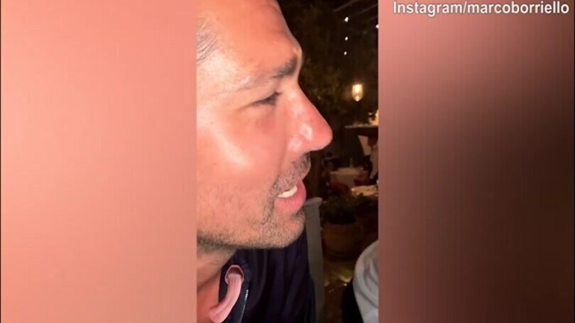Marco Borriello e Pjanic, cena a base di carne